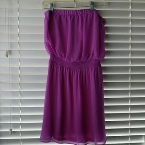 Express Strapless Orchid-ish Dress